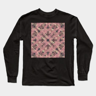 Web in pink and brown Long Sleeve T-Shirt